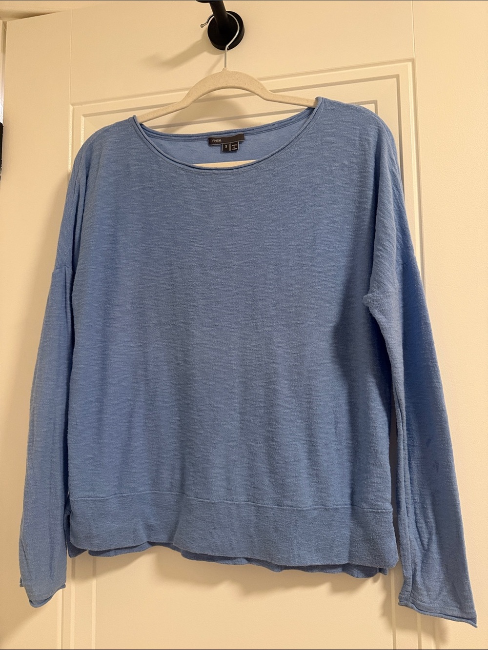 Vince Powder Blue Crewneck Pullover Sweater